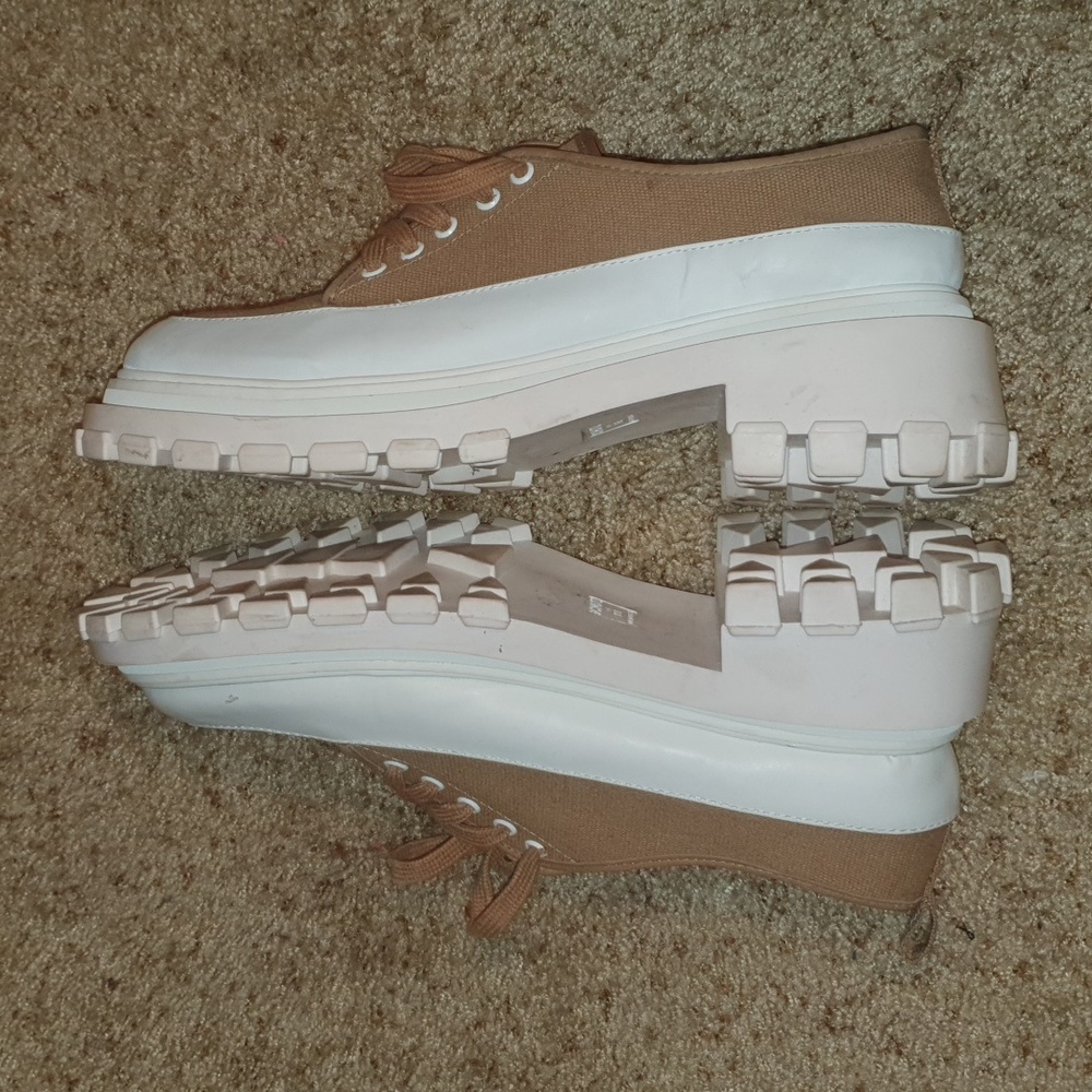 Schutz Krystal Lug Sole 2 Tone Lace Up Oxford sz 11 - Picture 4 of 8
